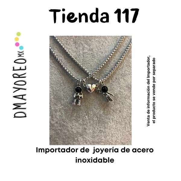 Tienda 117: Importador de joyería de acero inoxidable al mayoreo