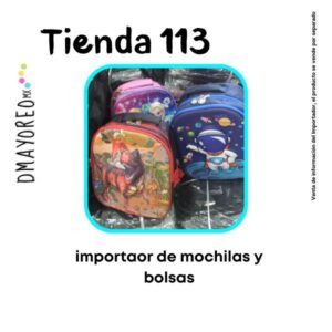 Tienda 113: Importador de mochilas y bolsas al mayoreo