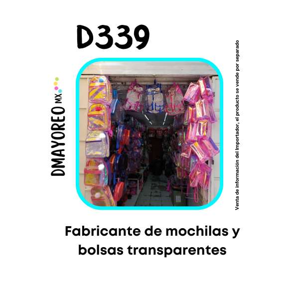 mochilas transparentes mayoreo