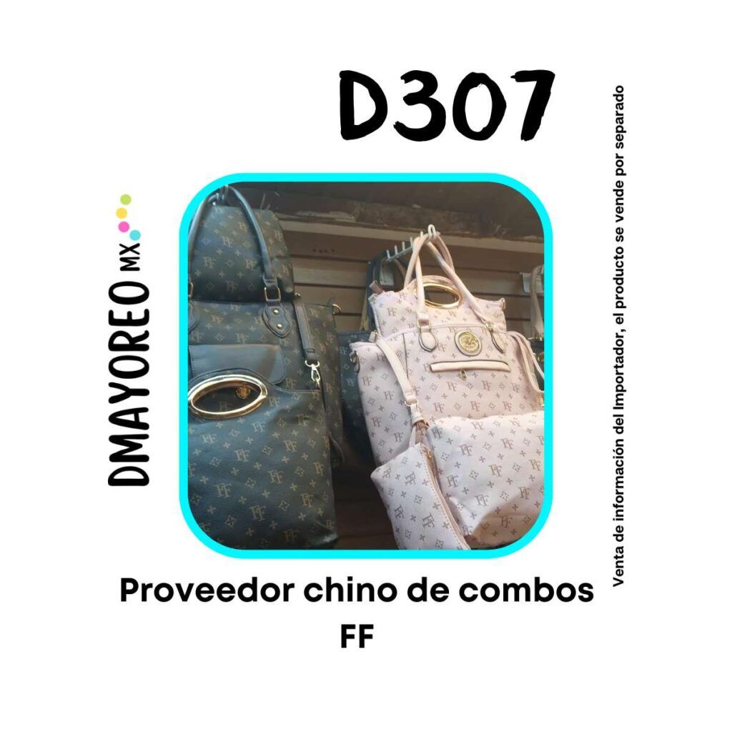 proveedor chino de bolsas combo ff - Dmayoreomx